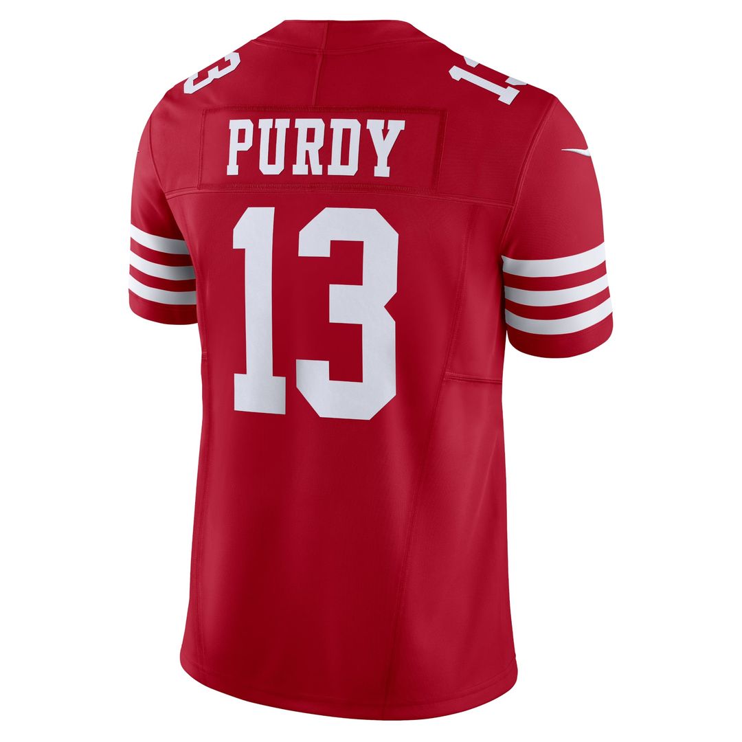 Men's San Francisco 49ers Brock Purdy Scarlet Vapor F.U.S.E.