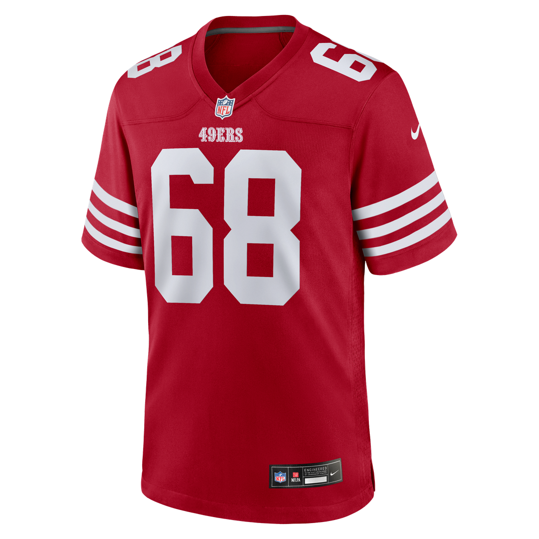 Men's San Francisco 49ers Colton McKivitz Scarlet