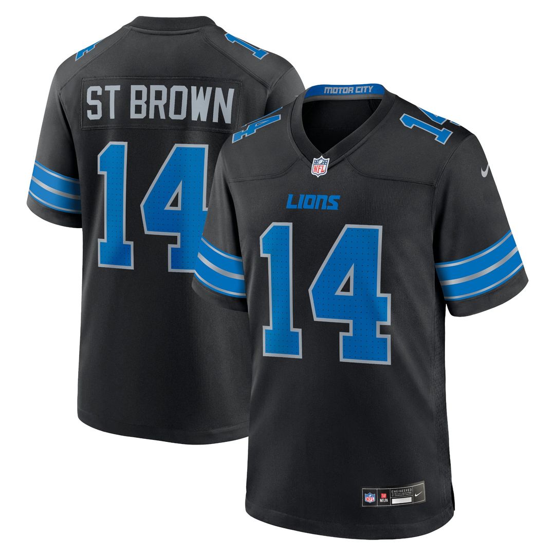 Men's Detroit Lions Amon-Ra St. Brown Blue