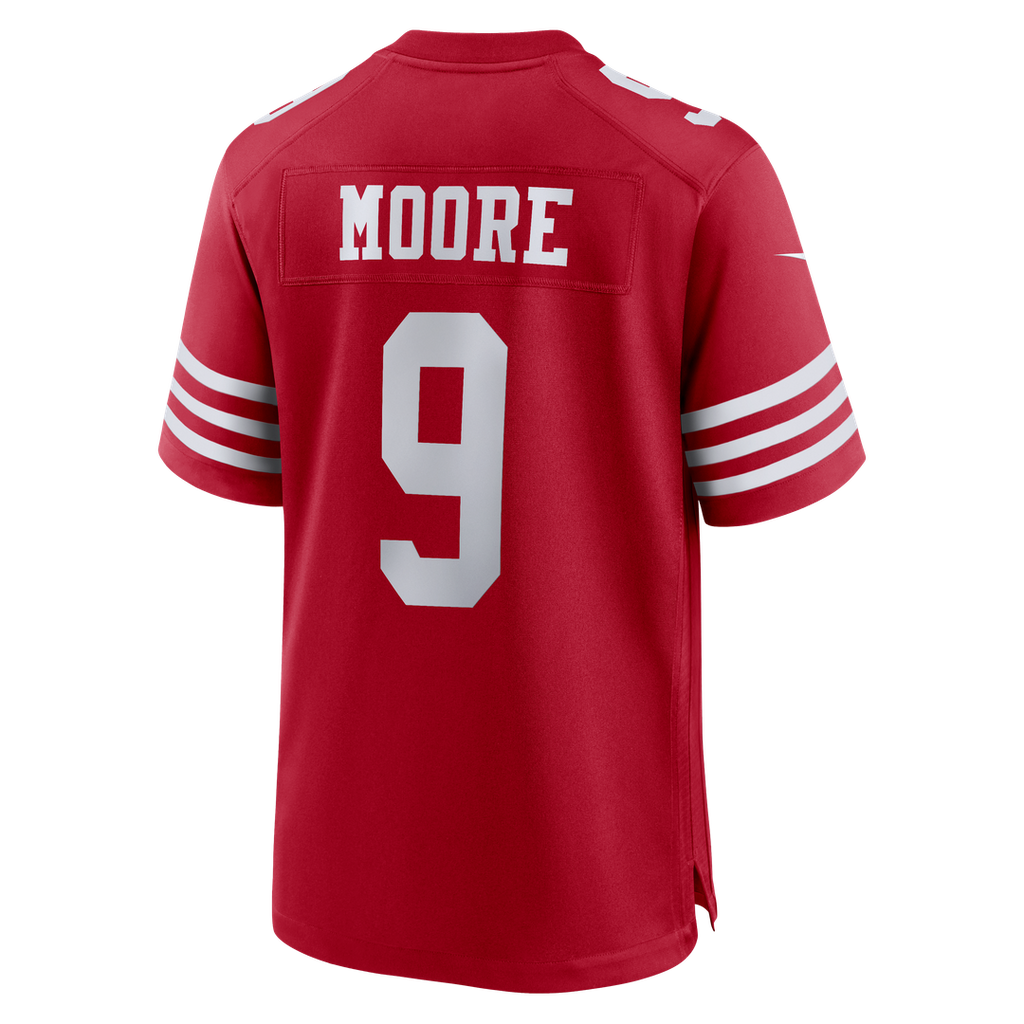 Men's San Francisco 49ers Skyy Moore Scarlet Team