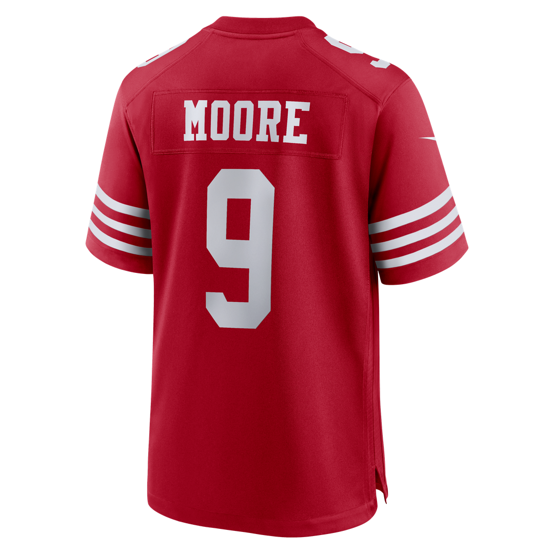 Men's San Francisco 49ers Skyy Moore Scarlet Team