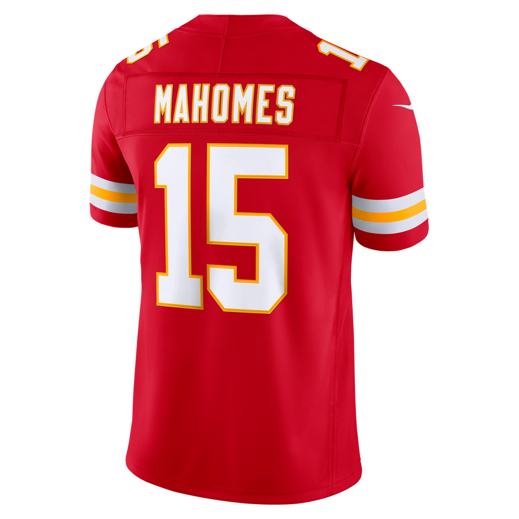 Men's Kansas City Chiefs Patrick Mahomes White Vapor F.U.S.E. Stitched