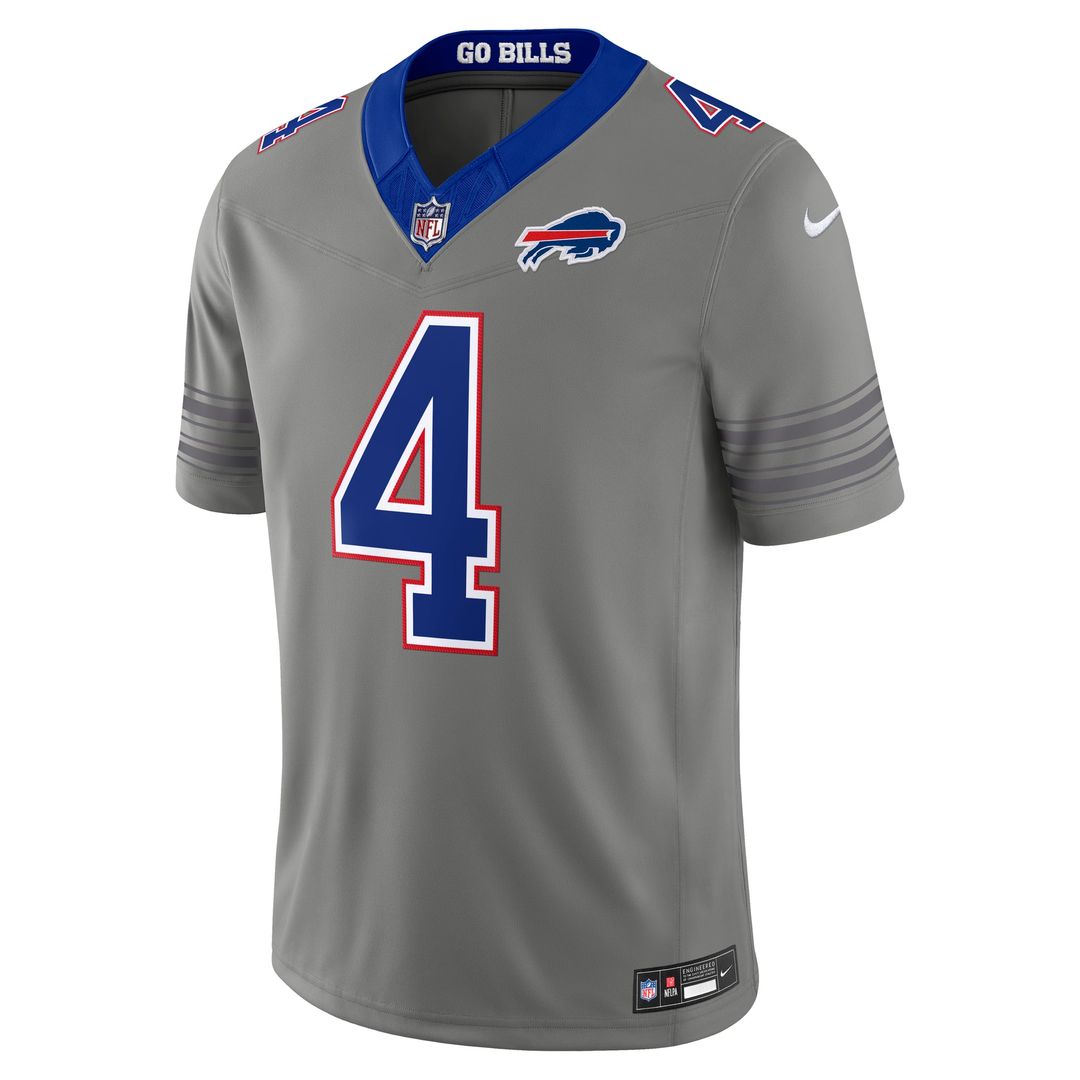 Men's Buffalo Bills James Cook III Royal Team Vapor F.U.S.E. Stitched