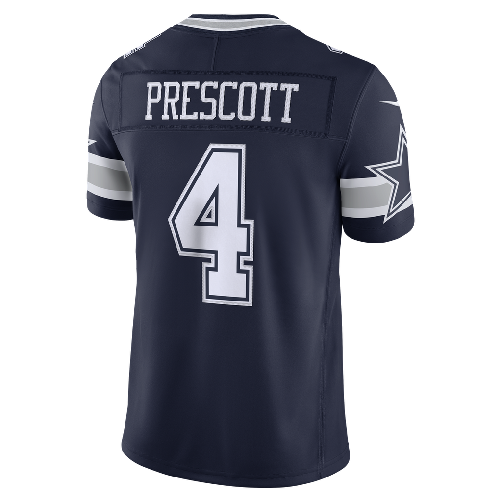 Men's Dallas Cowboys Dak Prescott White Alternate Vapor F.U.S.E. Stitched