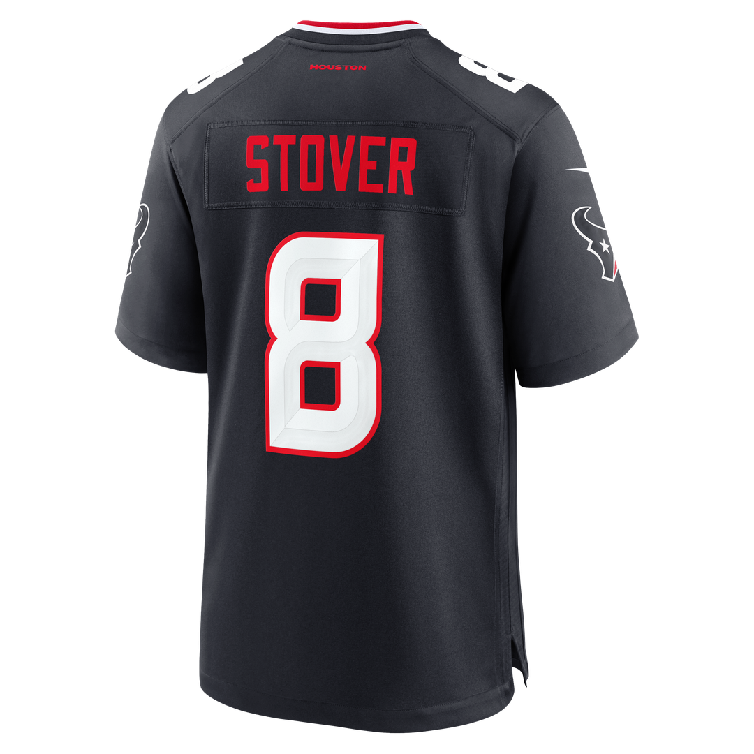Men's Houston Texans Cade Stover Navy Team