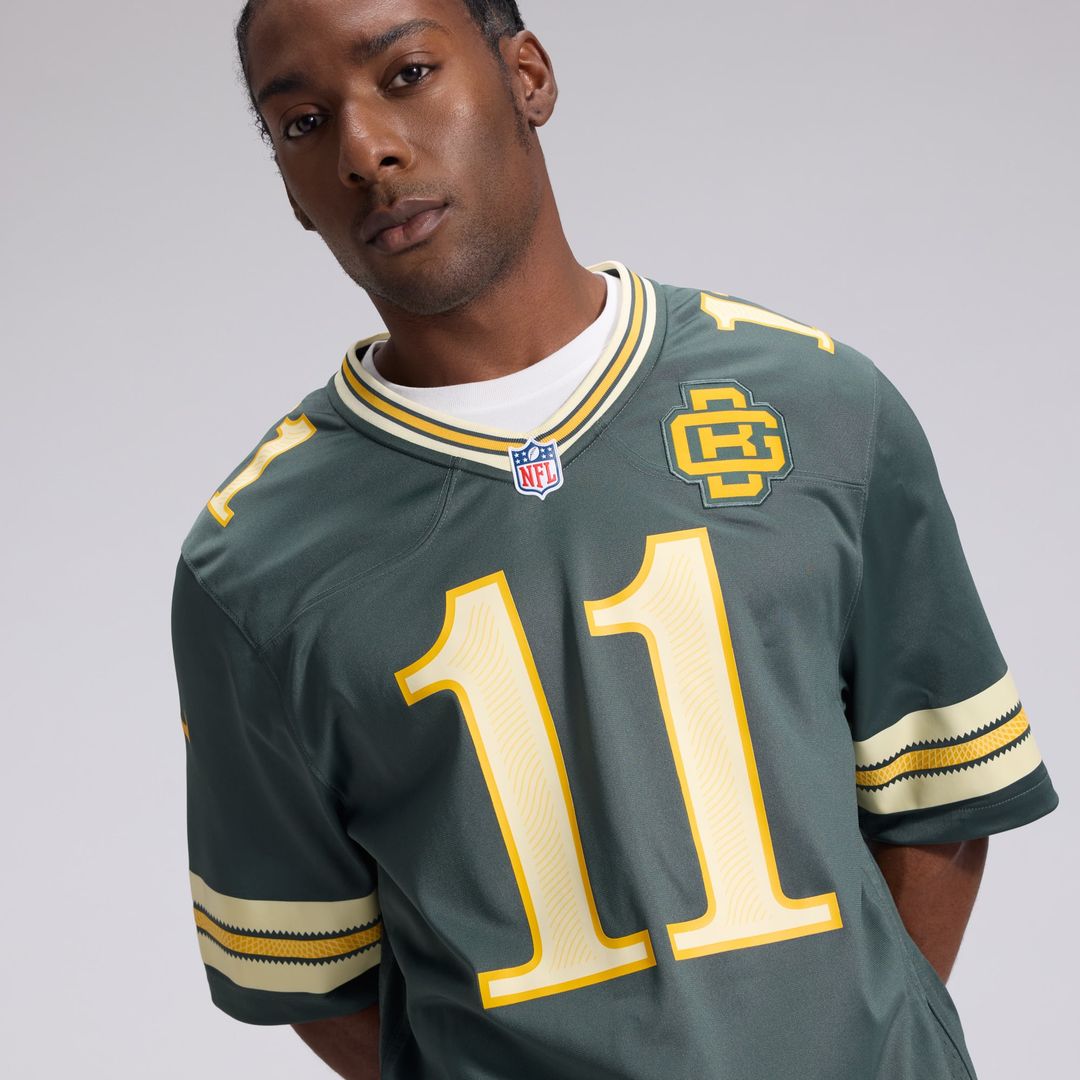 Men's Green Bay Packers Jayden Reed Green 2026 Rivalries Collection Jersey