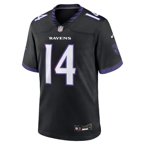 Men's Baltimore Ravens Kyle Hamilton Black Alternate