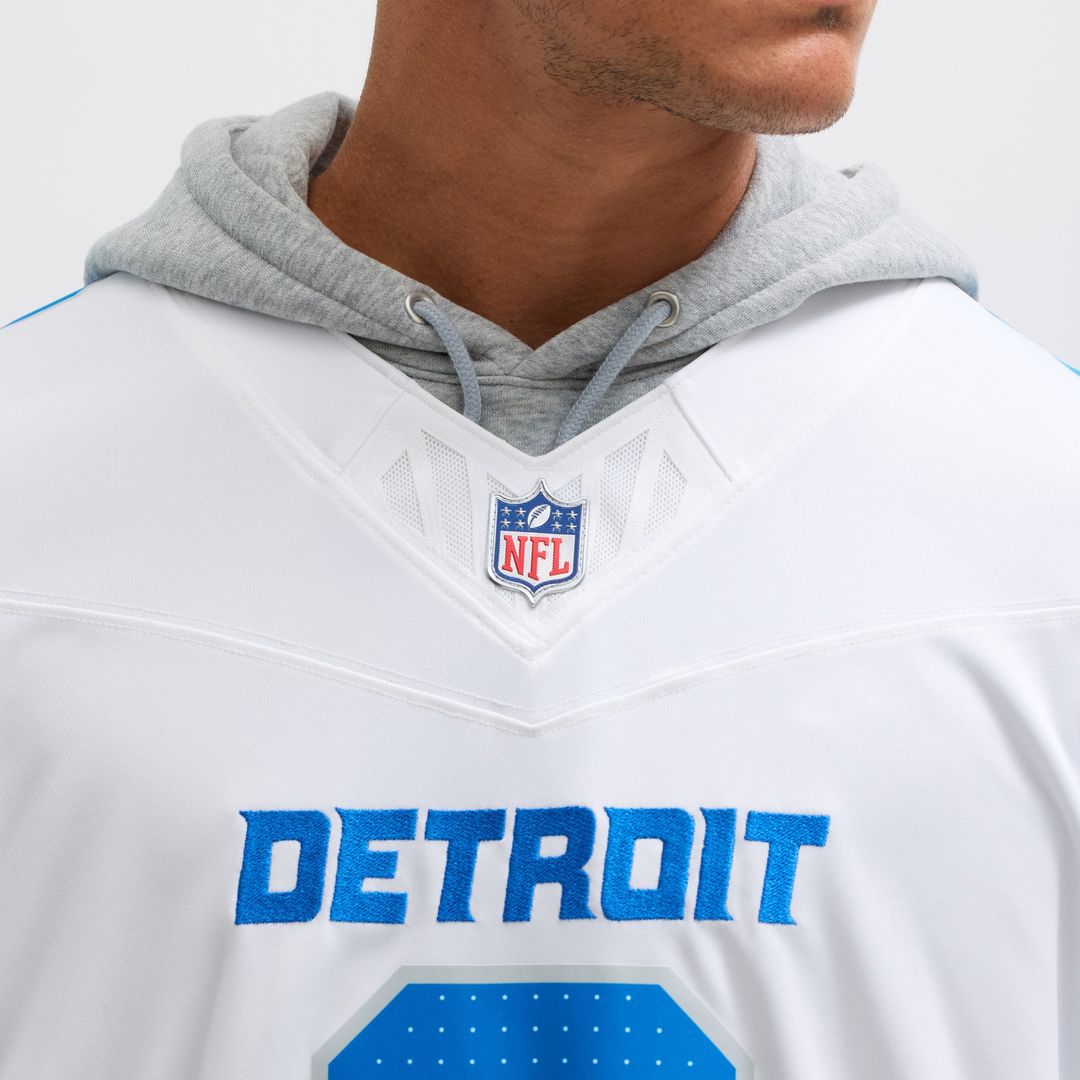 Men's Detroit Lions Jahmyr Gibbs White Vapor F.U.S.E.