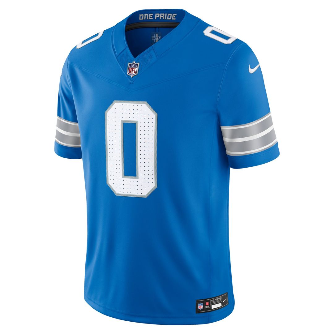 Men's Detroit Lions Jahmyr Gibbs Blue Team Vapor F.U.S.E. Stitched