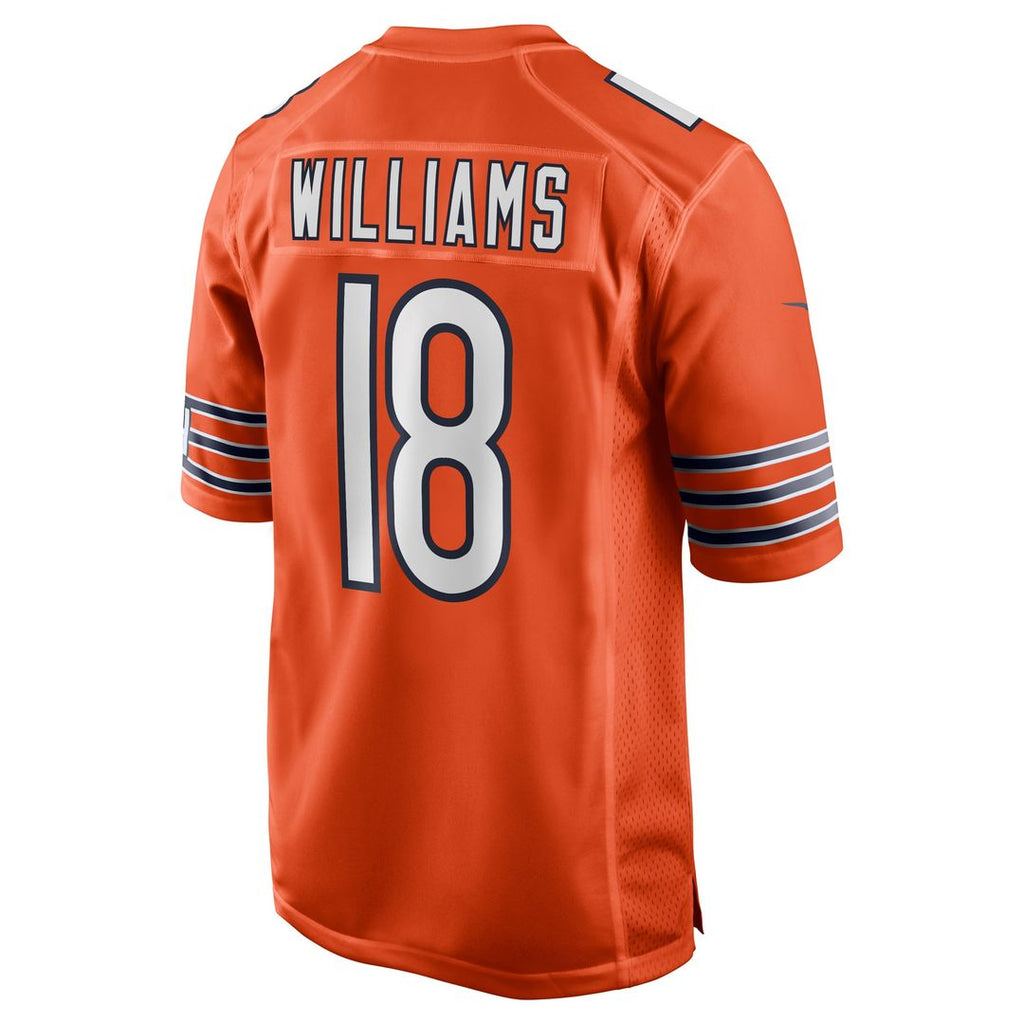Men's Chicago Bears Caleb Williams Orange Alternate Player