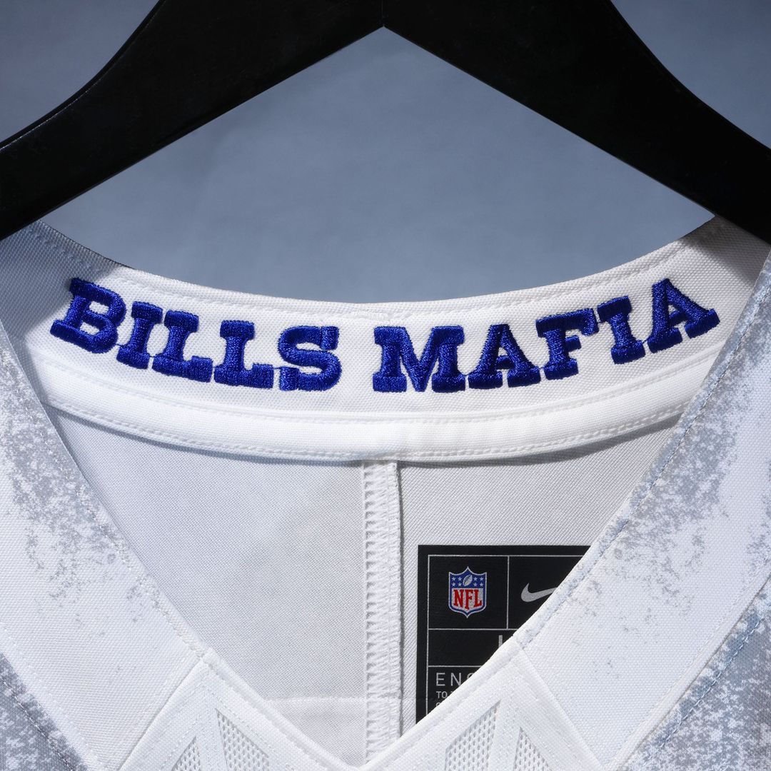 Men's Buffalo Bills Khalil Shakir White Rivalries Collection Stitched