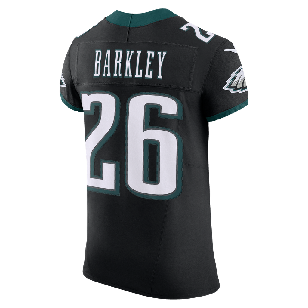 Men's Philadelphia Eagles Saquon Barkley Black Alternate Vapor F.U.S.E. Elite Jersey