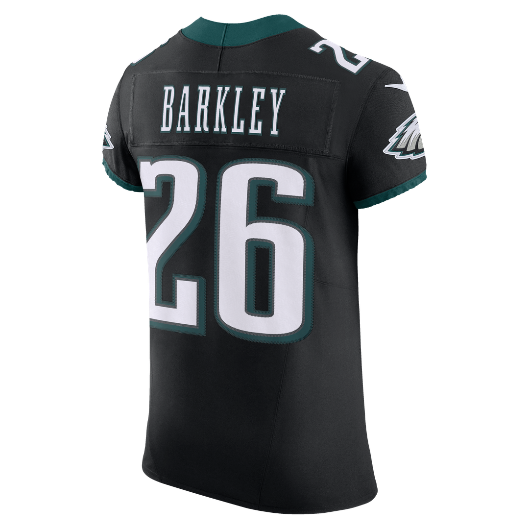 Men's Philadelphia Eagles Saquon Barkley Black Alternate Vapor F.U.S.E. Elite Jersey