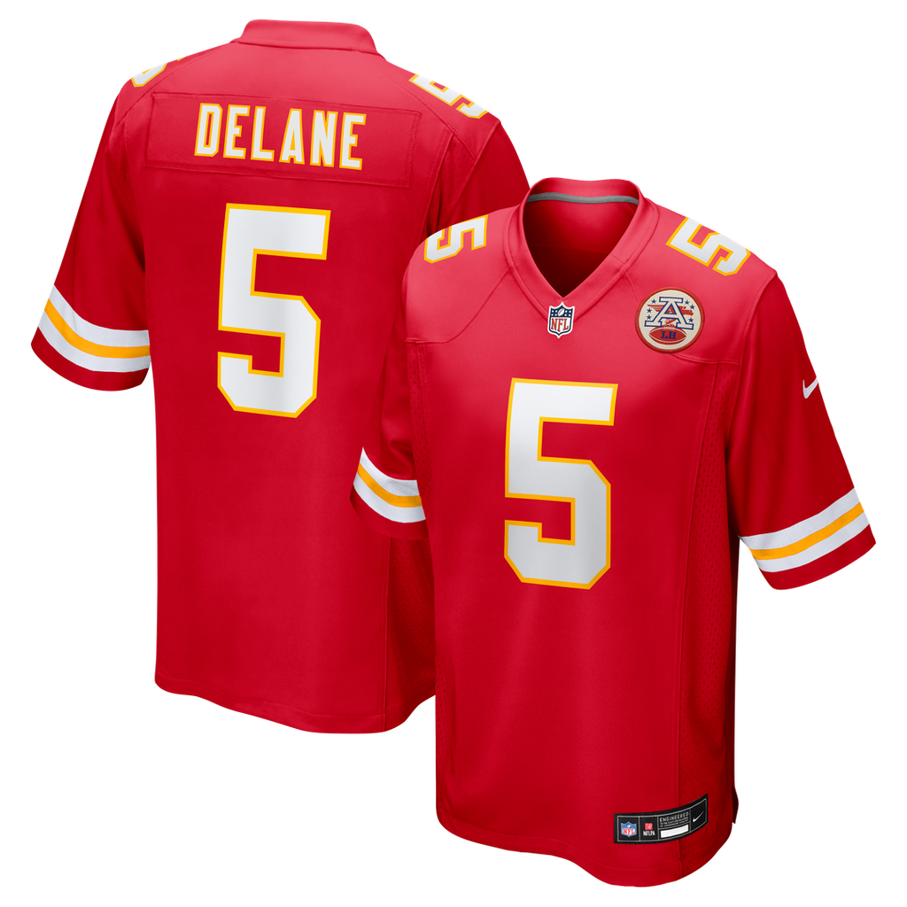Men's Kansas City Chiefs Mansoor Delane Red Team