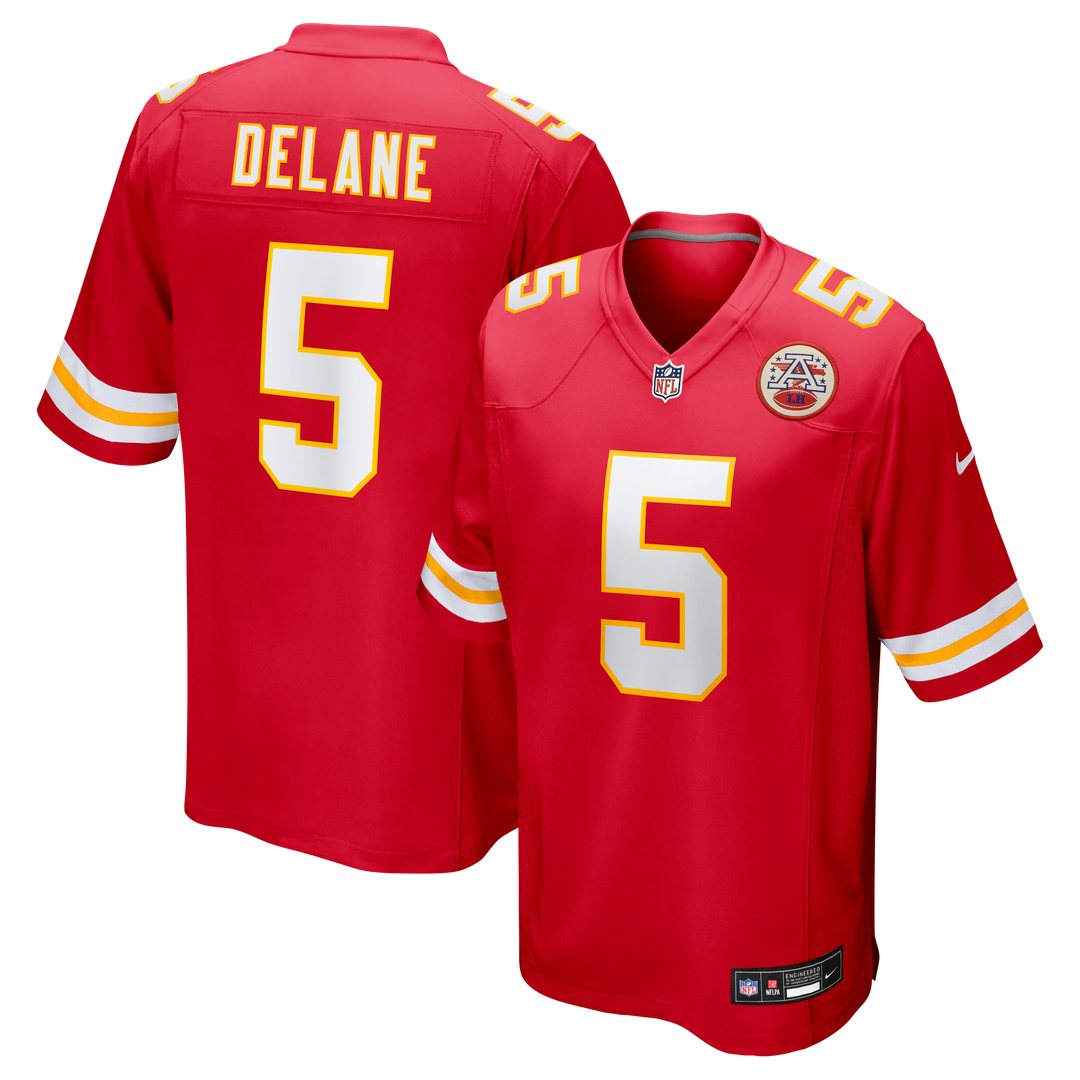 Men's Kansas City Chiefs Mansoor Delane Red Team