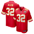 Men's Kansas City Chiefs Marcus Allen Red Game Retired Player Jersey