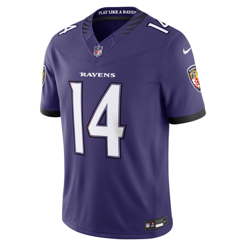 Men's Baltimore Ravens Kyle Hamilton Purple Team Vapor F.U.S.E. Stitched