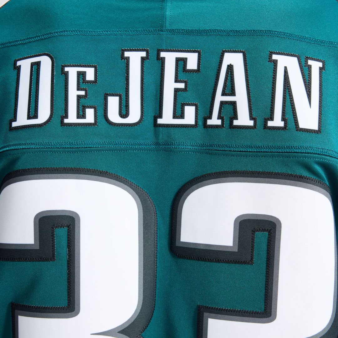 Men's Philadelphia Eagles Cooper DeJean Kelly Green Alternate Vapor F.U.S.E. Stitched