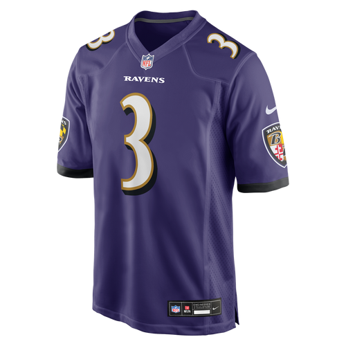 Men's Baltimore Ravens Chidobe Awuzie Purple Team
