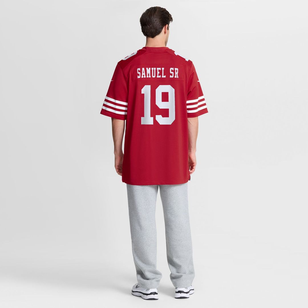 Men's San Francisco 49ers Deebo Samuel Sr Scarlet Team