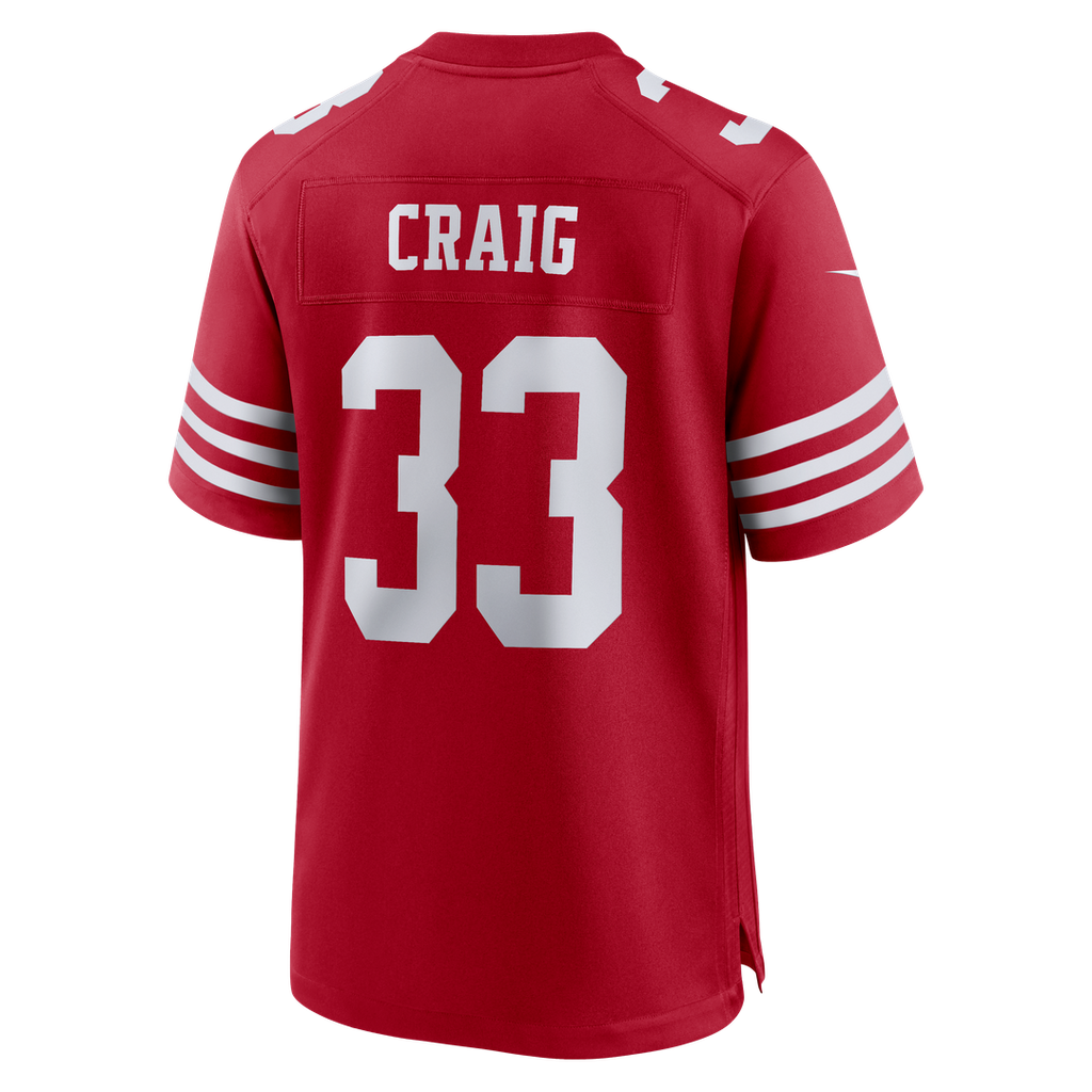 Men's San Francisco 49ers Roger Craig Scarlet Team Retired