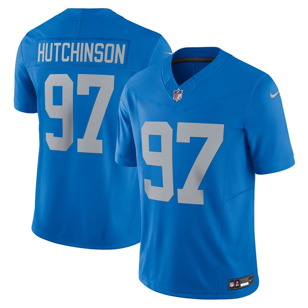 Men's Detroit Lions Aidan Hutchinson White Vapor F.U.S.E.