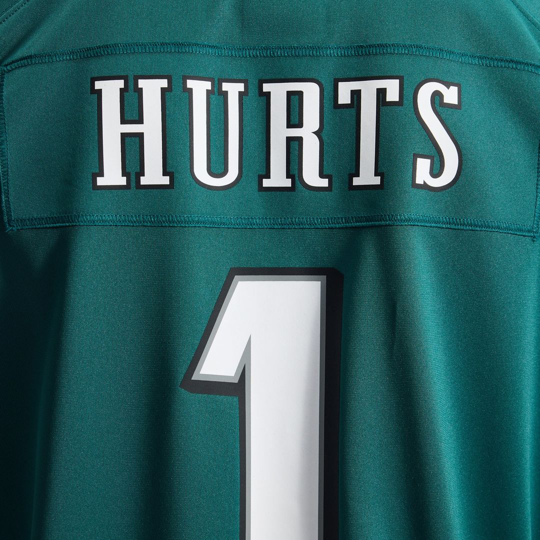Men's Philadelphia Eagles Jalen Hurts Midnight Green Team