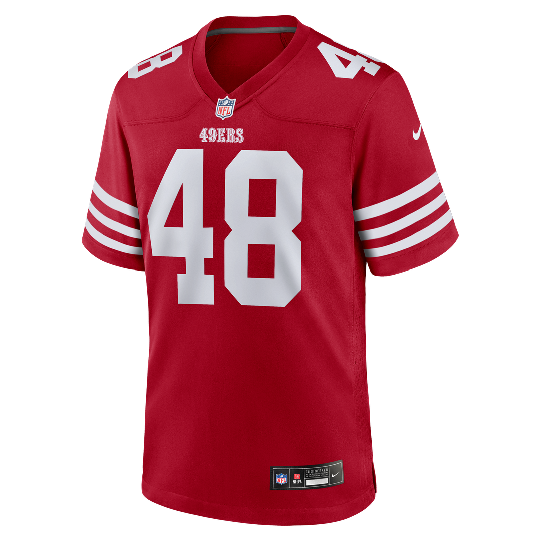 Men's San Francisco 49ers Tatum Bethune Scarlet