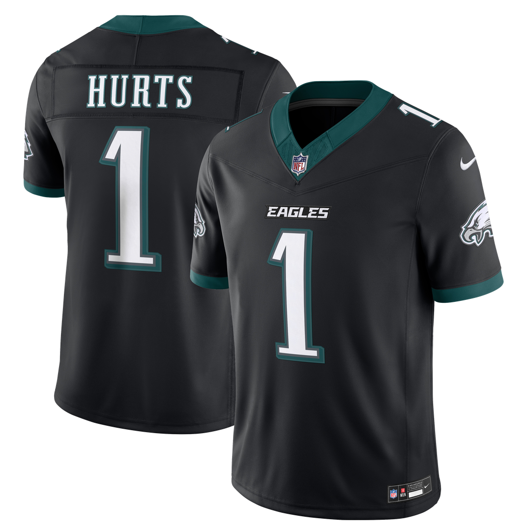 Men's Philadelphia Eagles Jalen Hurts White Vapor F.U.S.E. Stitched