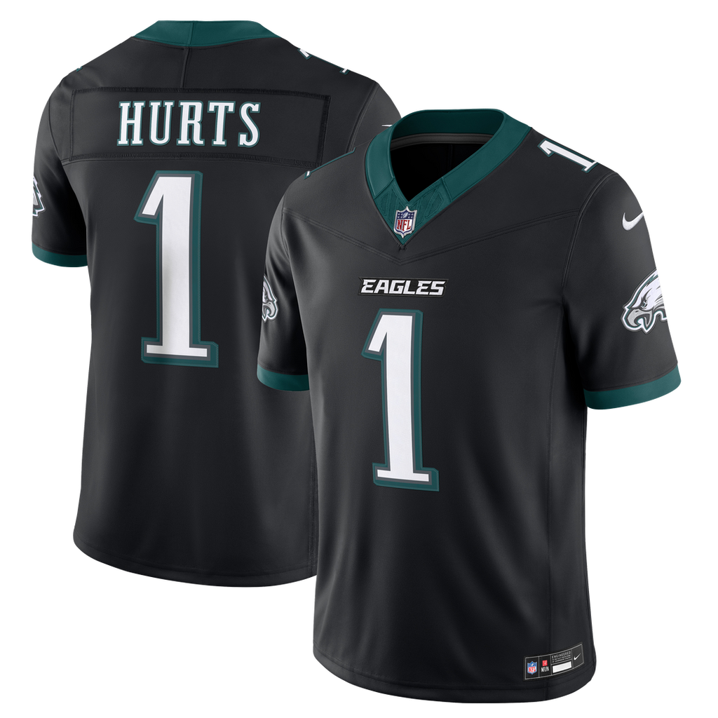 Men's Philadelphia Eagles Jalen Hurts Kelly Green Alternate Vapor F.U.S.E. Stitched
