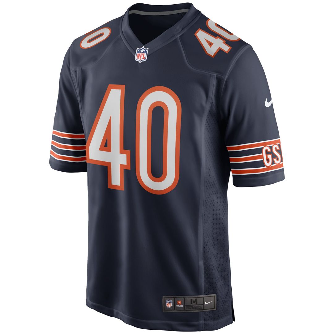 Men's Chicago Bears Gale Sayers Navy Game Retired Player Jersey