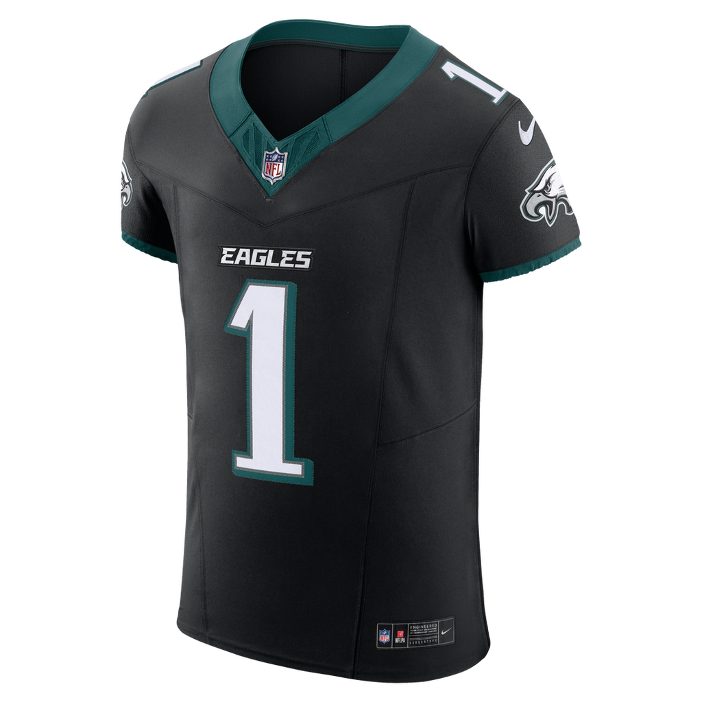 Men's Philadelphia Eagles Jalen Hurts Black Alternate Vapor F.U.S.E. Elite Jersey