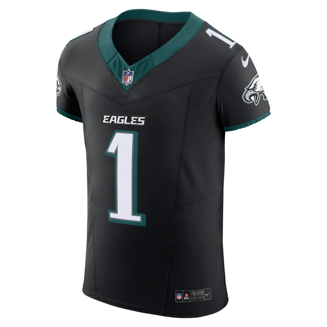 Men's Philadelphia Eagles Jalen Hurts Black Alternate Vapor F.U.S.E. Elite Jersey