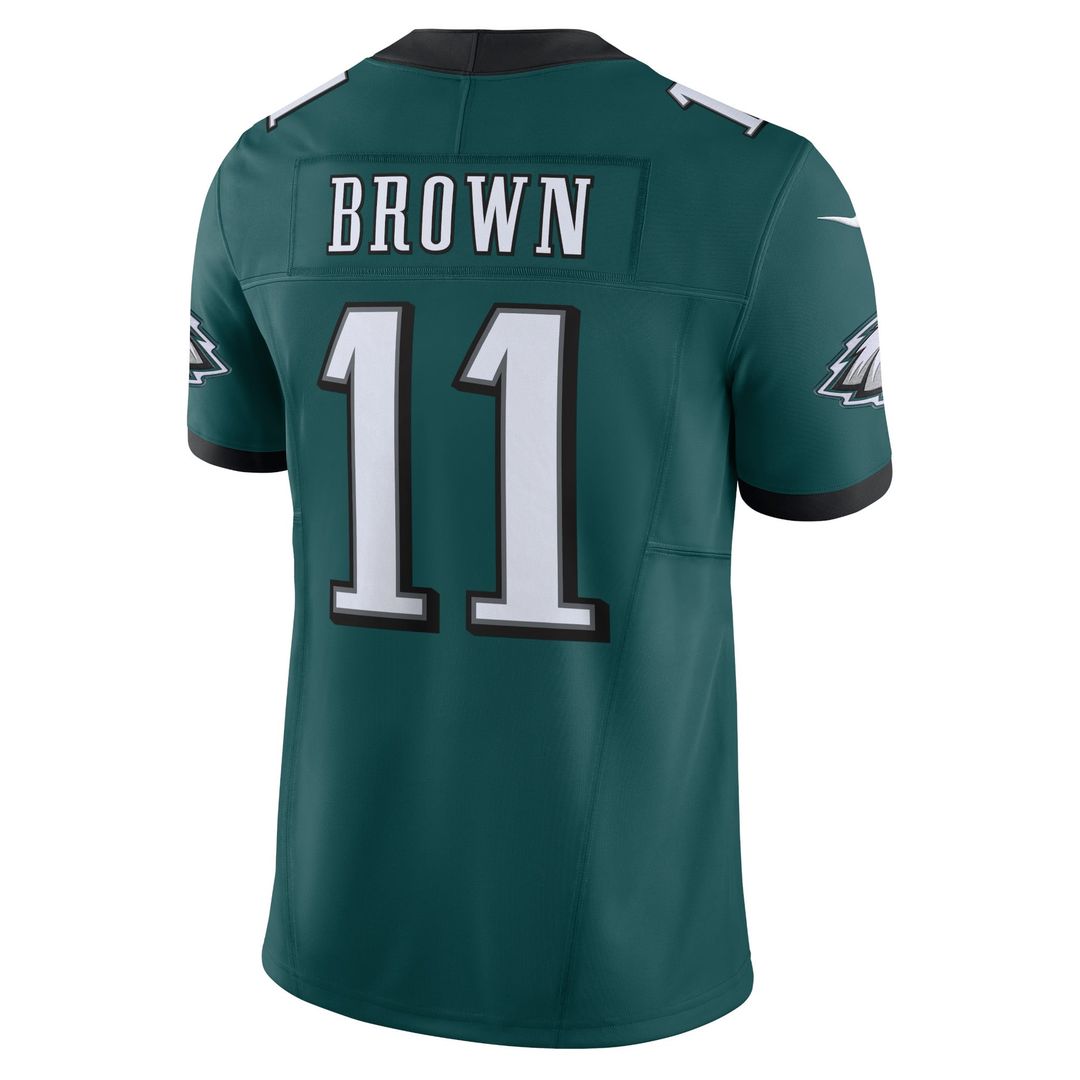 Men's Philadelphia Eagles A.J. Brown Green Vapor F.U.S.E.