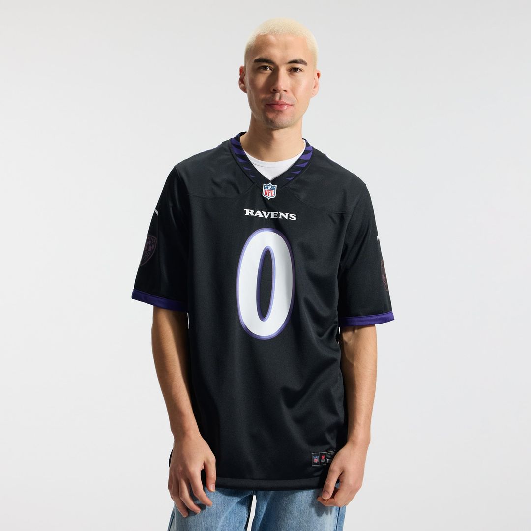 Men's Baltimore Ravens Roquan Smith Black Alternate