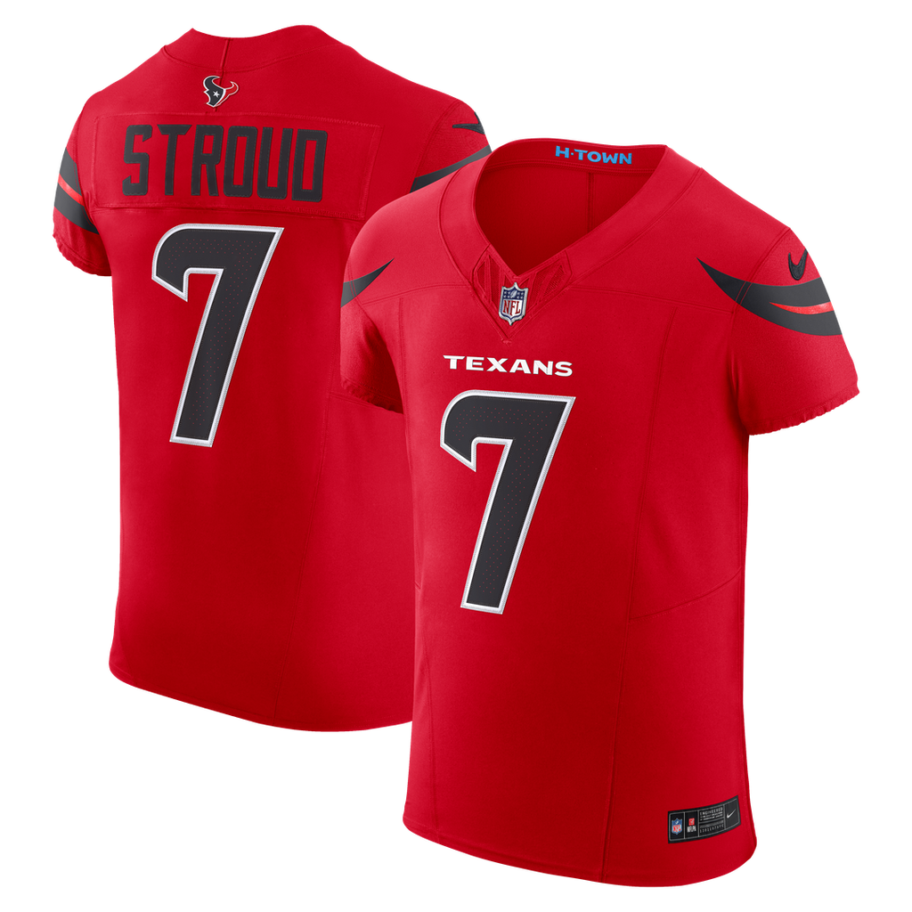 Men's Houston Texans C.J. Stroud Red Alternate Vapor F.U.S.E. Elite Jersey