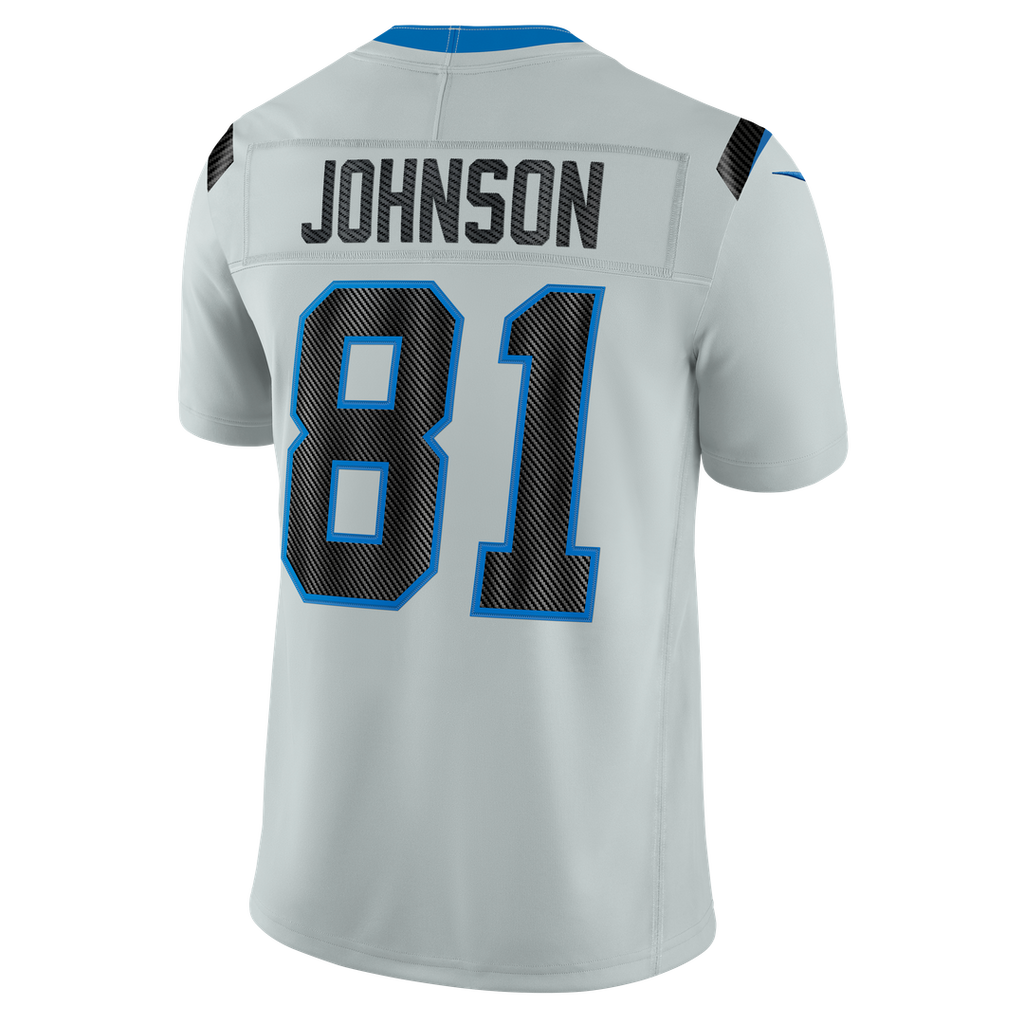 Men's Detroit Lions Calvin Johnson Silver 2026 Rivalries Collection Stitched