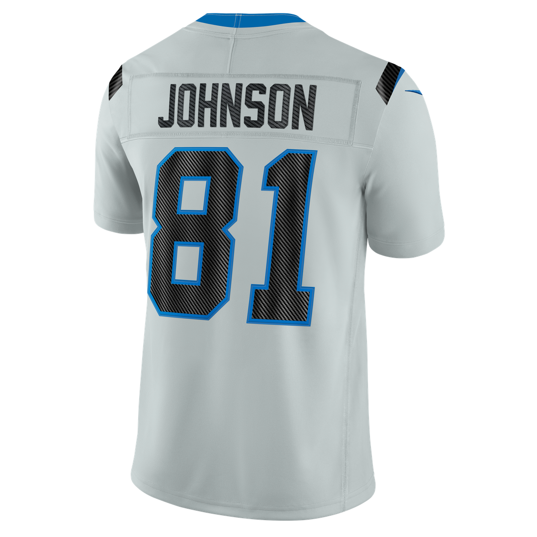 Men's Detroit Lions Calvin Johnson Silver 2026 Rivalries Collection Stitched