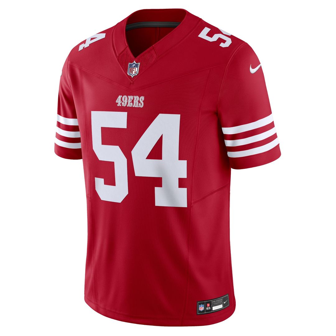 Men's San Francisco 49ers Fred Warner Scarlet Vapor F.U.S.E.