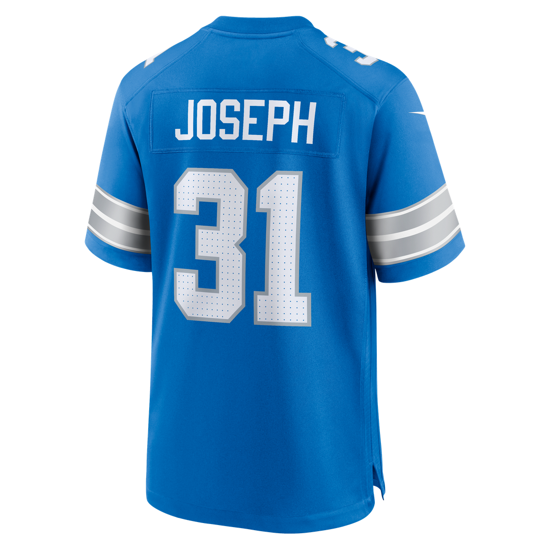 Men's Detroit Lions Kerby Joseph Blue Team