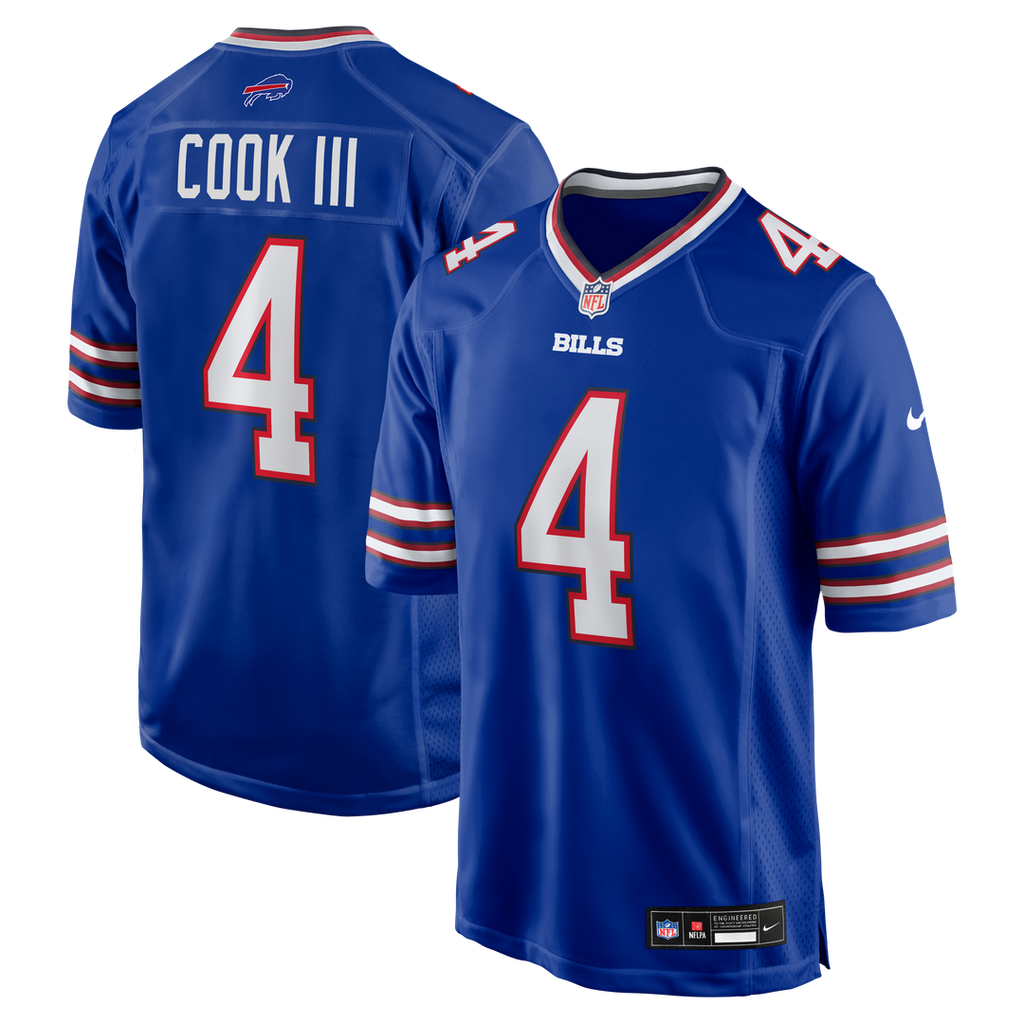 Men's Buffalo Bills James Cook III Royal Team