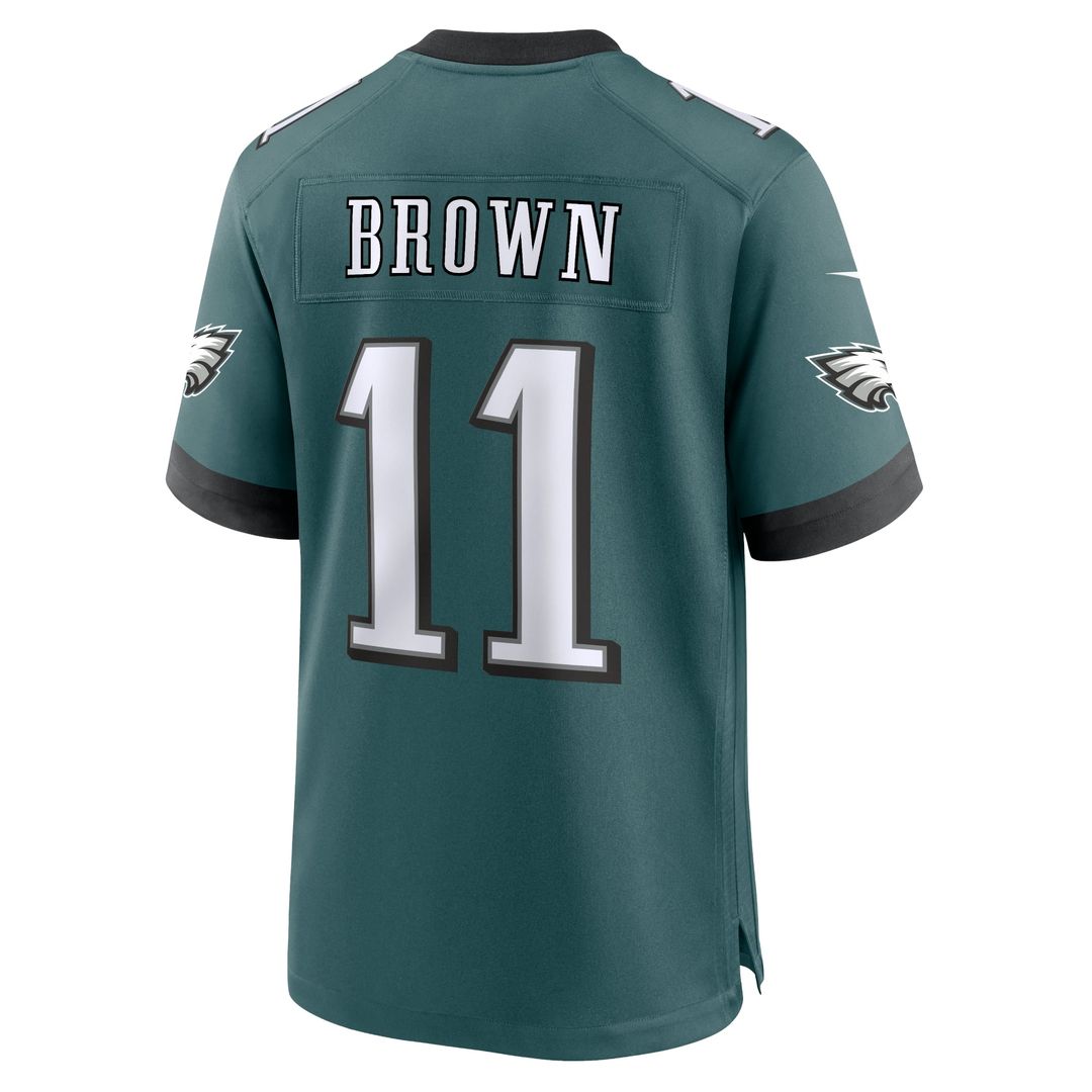 Men's Philadelphia Eagles A.J. Brown Midnight Green Team