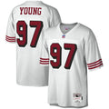 Men's San Francisco 49ers Bryant Young White Legacy Replica Jersey