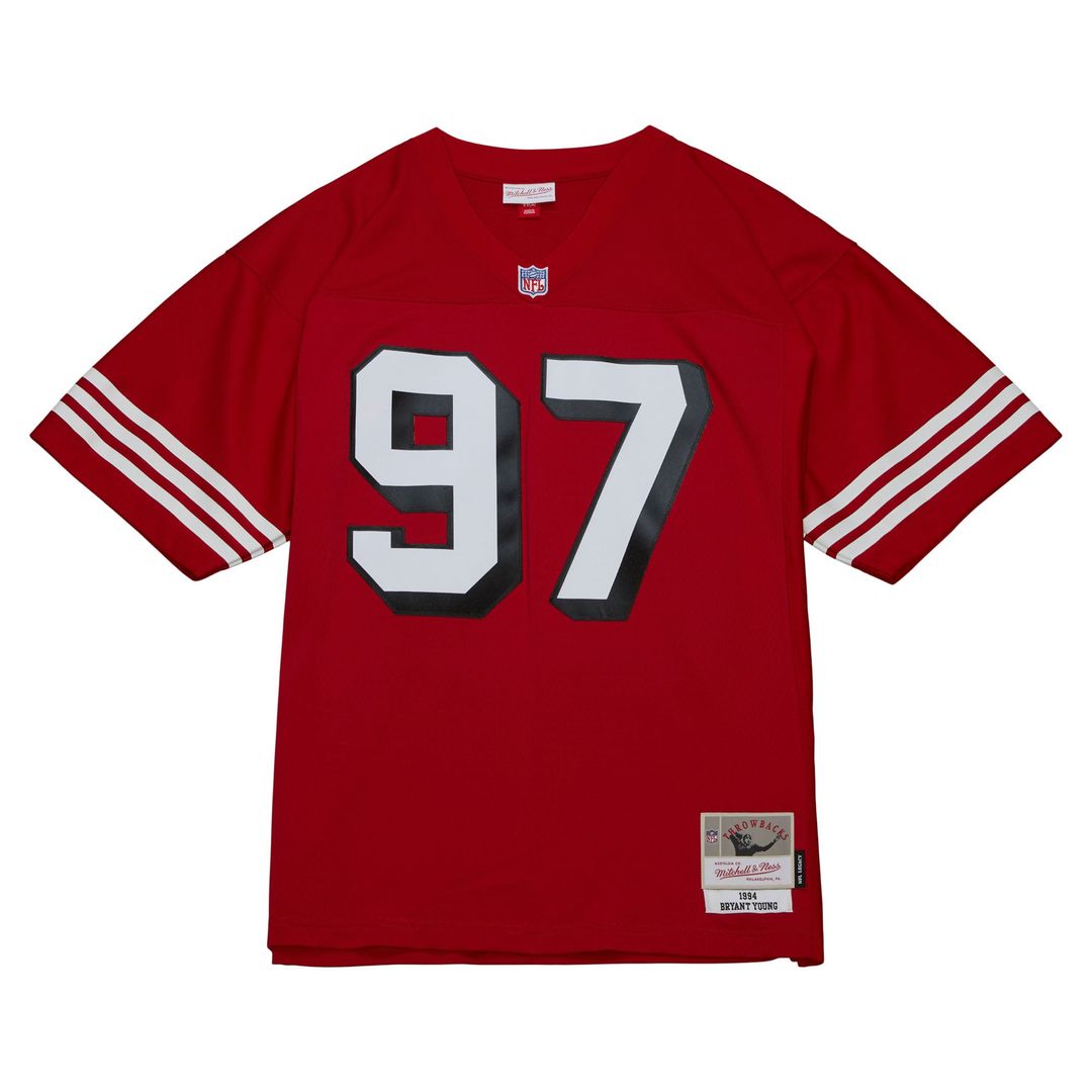 Men's San Francisco 49ers Bryant Young White Legacy Replica Jersey