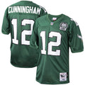 Men's Philadelphia Eagles 1992 Randall Cunningham Green Authentic Throwback Retired Player Jersey