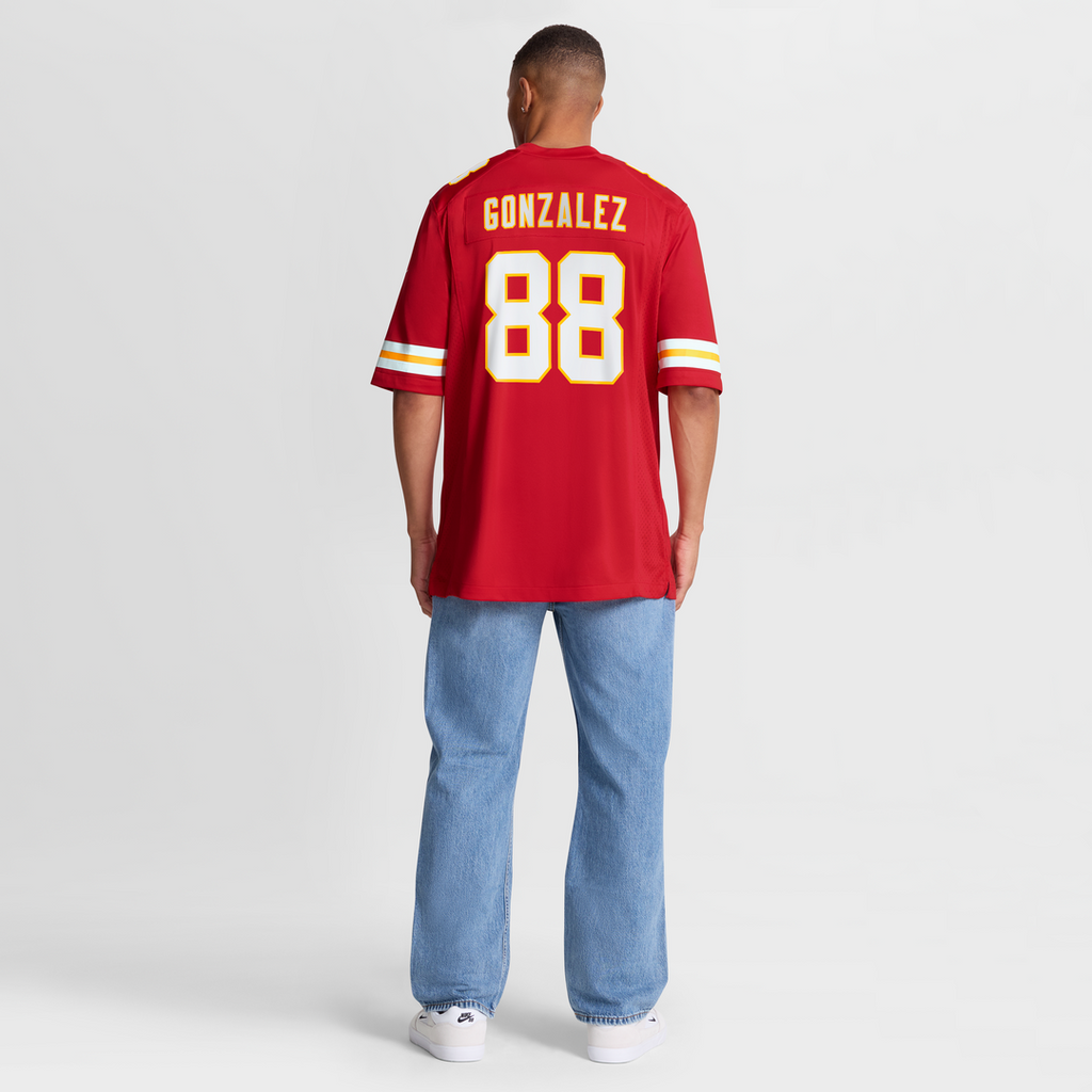 Men's Kansas City Chiefs Tony Gonzalez Red Game Retired Player Jersey