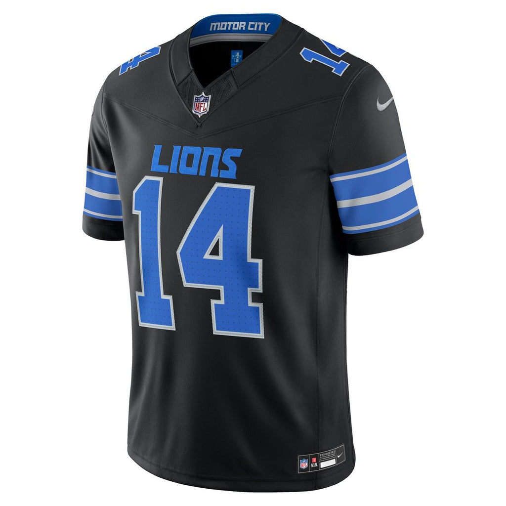 Men's Detroit Lions Amon-Ra St. Brown Blue Team Vapor F.U.S.E. Stitched