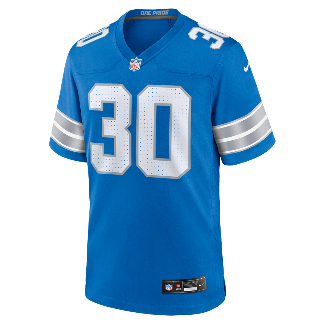 Men's Detroit Lions Khalil Dorsey Blue Team