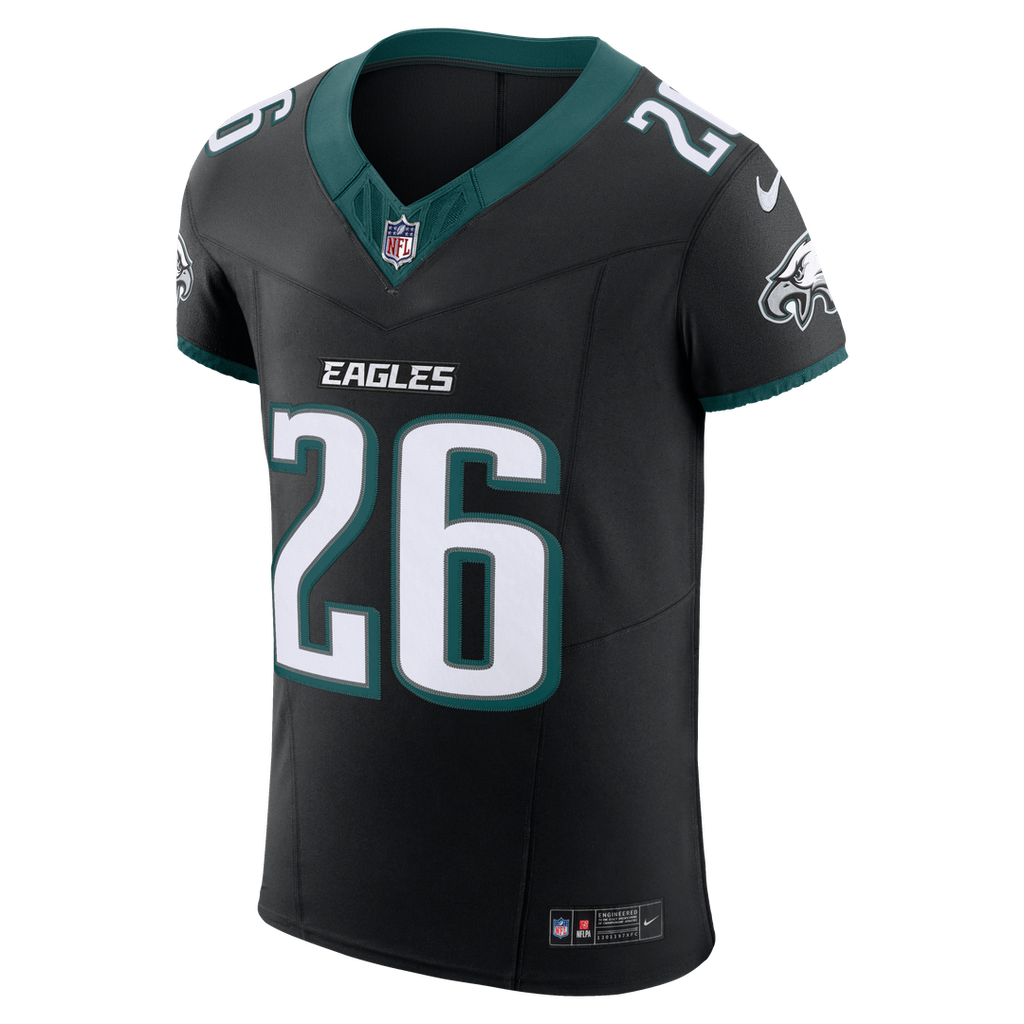 Men's Philadelphia Eagles Saquon Barkley Black Alternate Vapor F.U.S.E. Elite Jersey