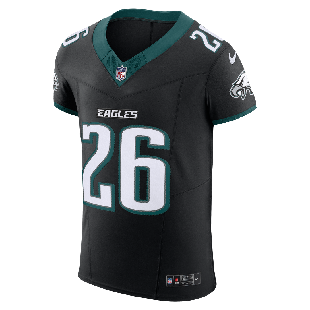 Men's Philadelphia Eagles Saquon Barkley Black Alternate Vapor F.U.S.E. Elite Jersey